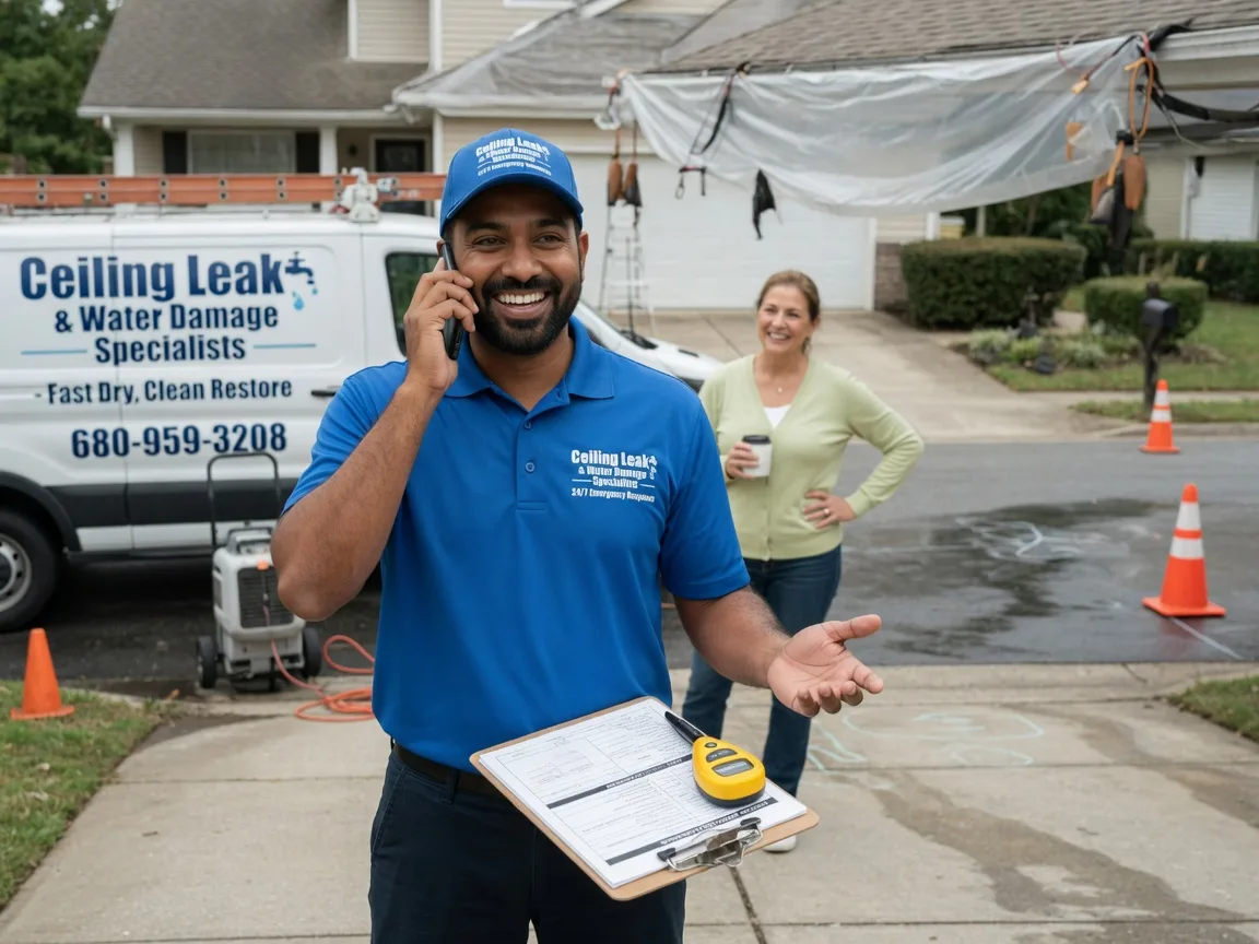 Ceiling Leak Cleanup Bailey, CO FAQs